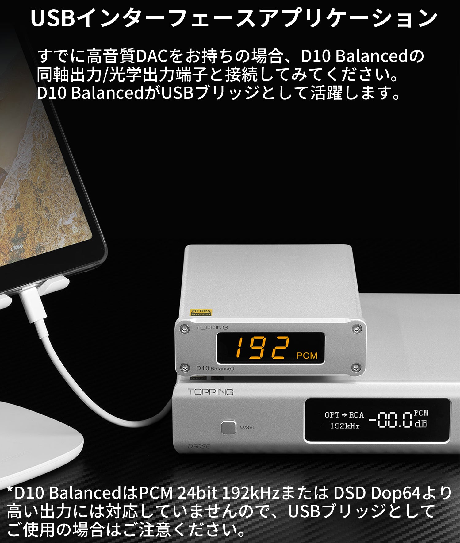 Topping D10 Balanced USB DAC 1年保証付き