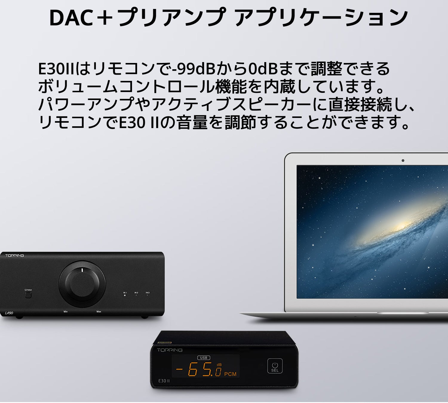 Topping E30II USB DAC 1年保証付き