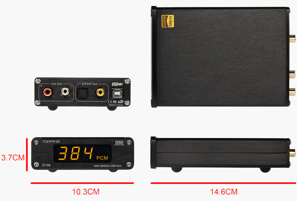 TOPPING D10S USB DAC 1年保証付き